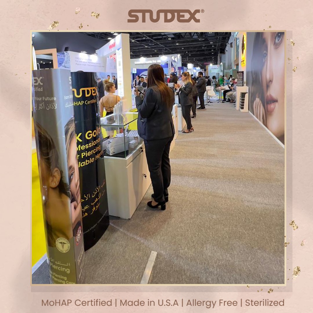Studex_ME's tweet image. Glimpse of Beauty World Middle East 2022 Trade Show.
#PiercingSystemsDMCC #beautyworldmiddleeast #BeautyWorld #Studex #TradeShow #Exhibition #businessnetworking #mydubai #middleeast #UAE #Dubai #StudexMiddleEast #HiDubai
