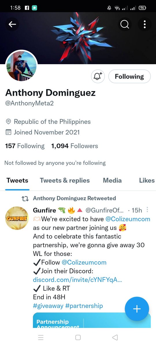 EmersonCatarin's tweet photo. @JoelCantoria2 @AnthonyMeta2 @Kozzy123456 @Sei 
@Semicolon1123 
@henlicaGurrobat 
 
LFG .. done sir https://t.co/P1XgbF9TvY