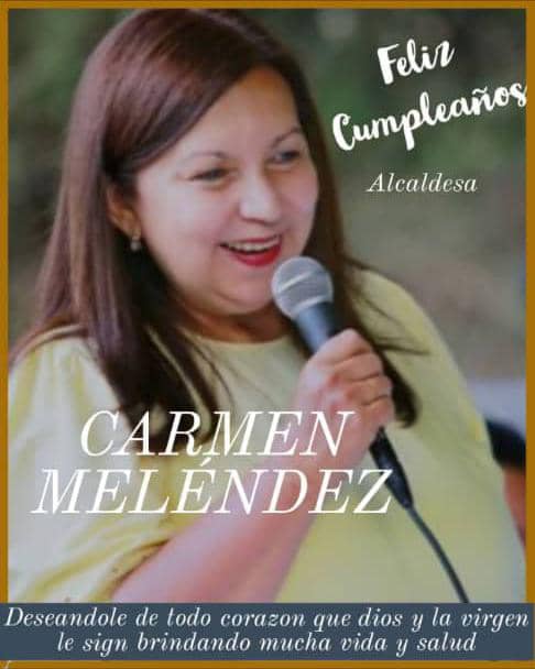 Feliz cumpleños mi almiranta en jefa deseandole que dios y la virgen le sigan brindando mucha vida y salud.