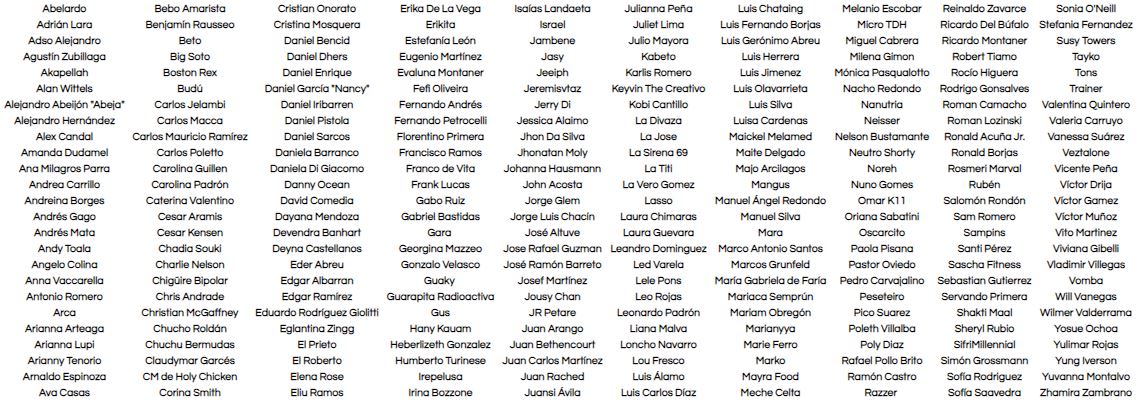 famousvzlabot's tweet photo. Lista final de participantes.

Creadores, músicos, actores, deportistas, periodistas y personajes icónicos de la cultura venezolana.

¿Alguno de estos le quitará el título al CAMPÉON de 2019: @leo?

Comienza hoy a las 12pm. https://t.co/Xy8uBYYCVM