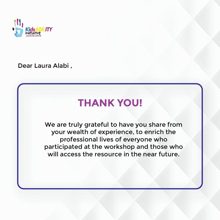 thekidsability's tweet photo. Thanks to you all for dishing out to us your abundance of knowledge. From our individual speakers to  panelists and our panel session host, we say a big THANK YOU. #KidsABILITY2022 couldn't have been a raving success without you.

MANY THANKS

#letpwdsthrive
#kidsability2022 https://t.co/QmUTamxVb9