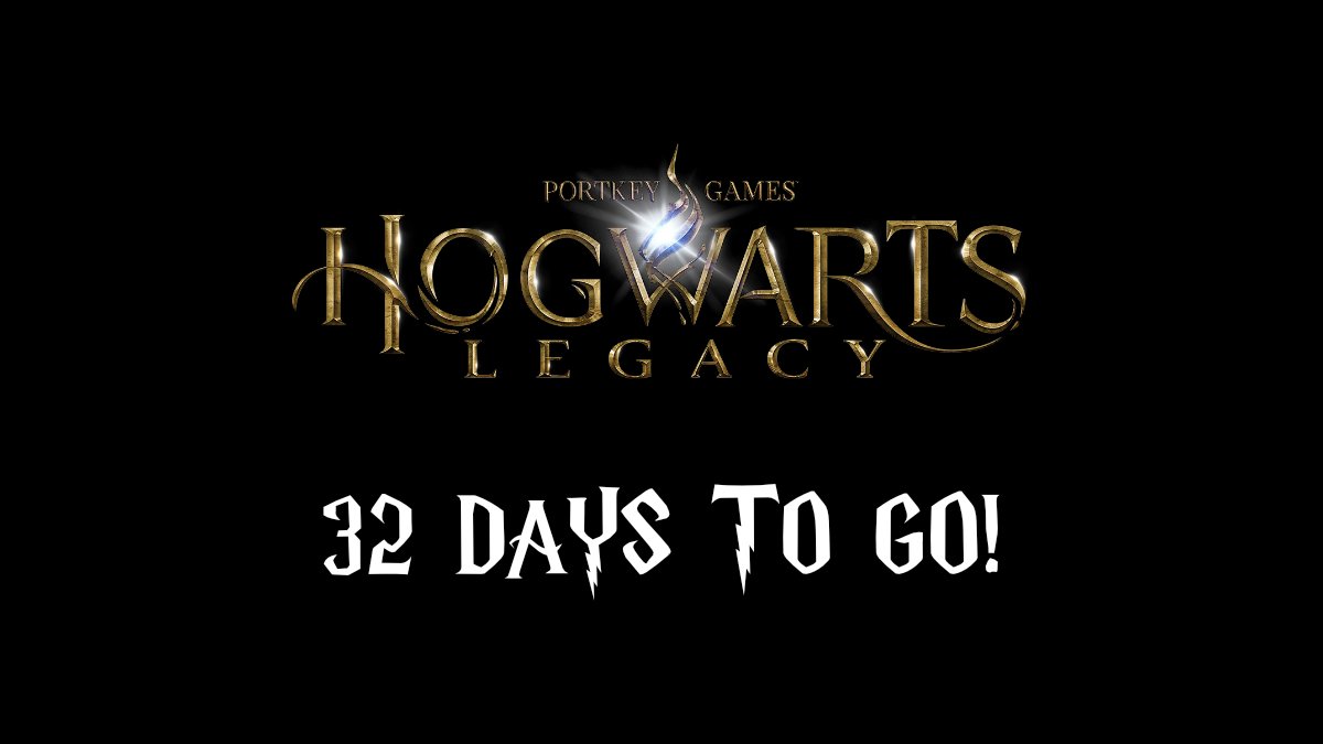 32 days until the release of Hogwarts Legacy!