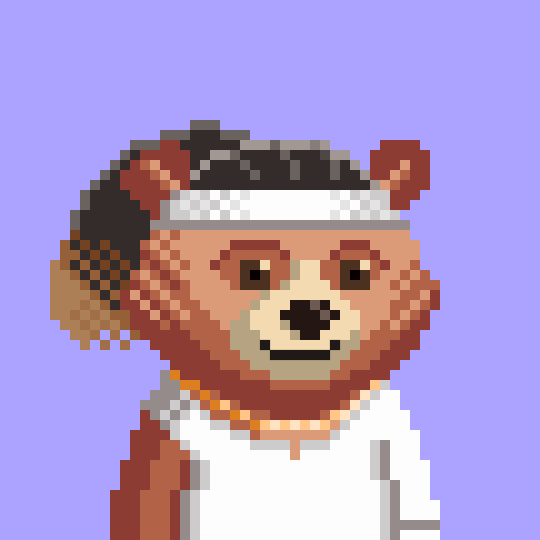 Yes Bear 1/1 of <a href="/serenawilliams/">Serena Williams</a> 
Another cute piece of art.
When life hands you lovable bears, say yes.
-----
opensea.io/collection/yes…