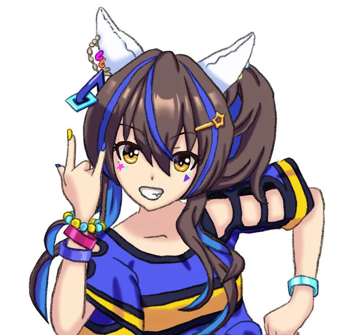 ダイタクヘリオス(rkgk模写)今描いてる1Pマンガに出てきます。 