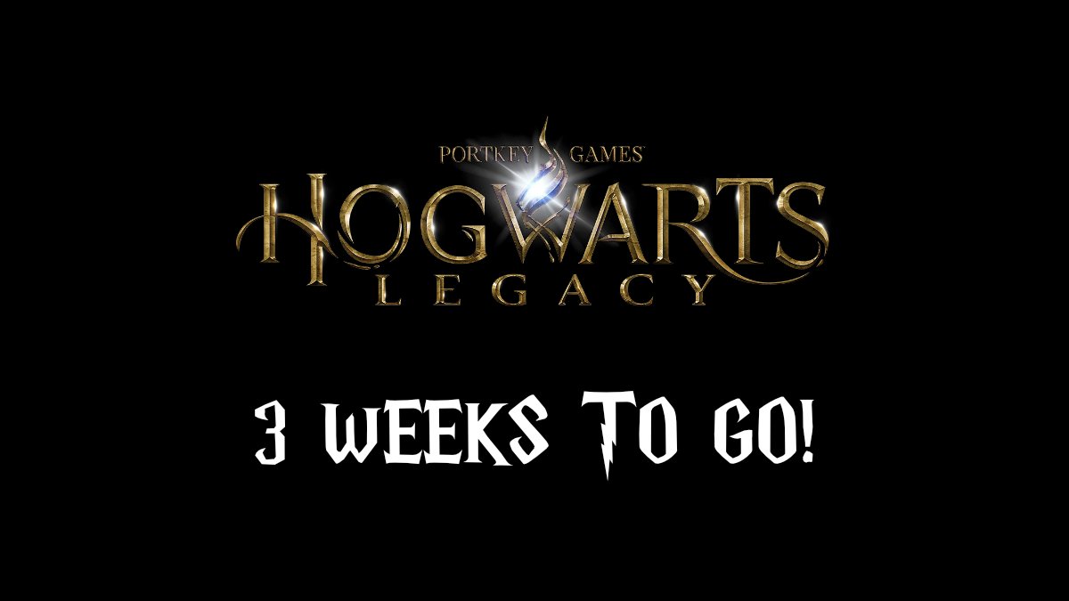 3 weeks until the release of Hogwarts Legacy!