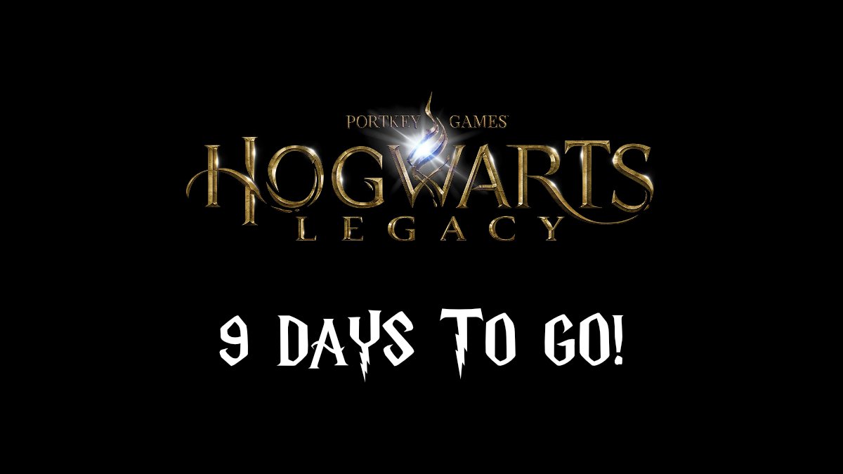 HogwartsLegacy_'s tweet image. 9 days until the release of Hogwarts Legacy!