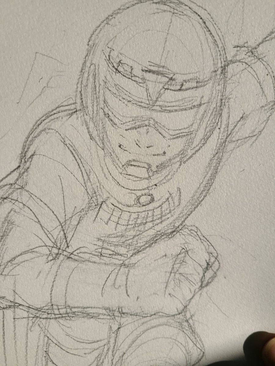 今度はこれを描いていきます。
#ムテキング　#とんでも戦士ムテキング
 その1:ラフ