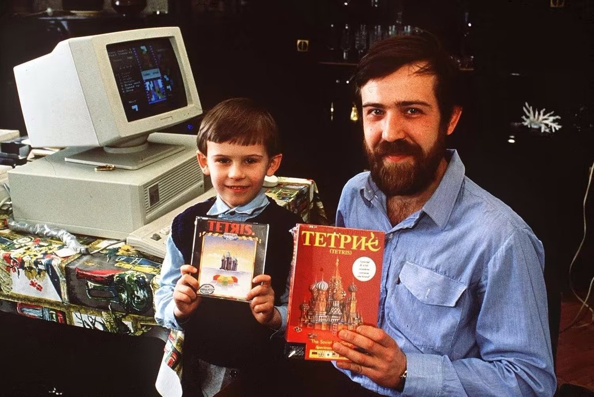 #AlexeyPajitnov — Soviet programmer, the inventor of the game #Tetris, 1980s