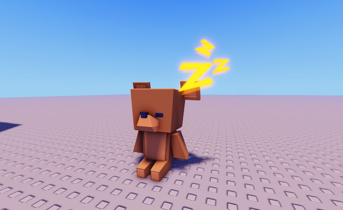 2_uezday's tweet photo. Teddy bear #RobloxDev https://t.co/M8EE4AkLO6