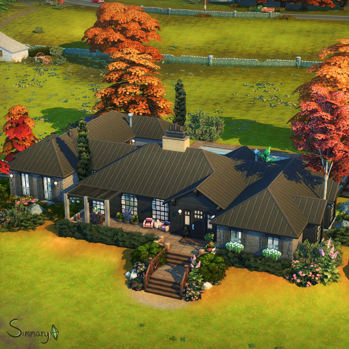 Simmarysims's tweet photo. 🌳Modern Ranch🌳
A generations ranch style family home in Henford-on-Bagley 😊
Speedbuild✨
https://t.co/mi2sdo9iYC
#TheSims4 #ShowUsYourBuilds #EA #Maxis #SimsCreatorsCommunity @SimsCreatorsCom @some_simlish @simsshare @simsfederation #SupMag #sfbuildshow @TheSims https://t.co/vSIcolPqib