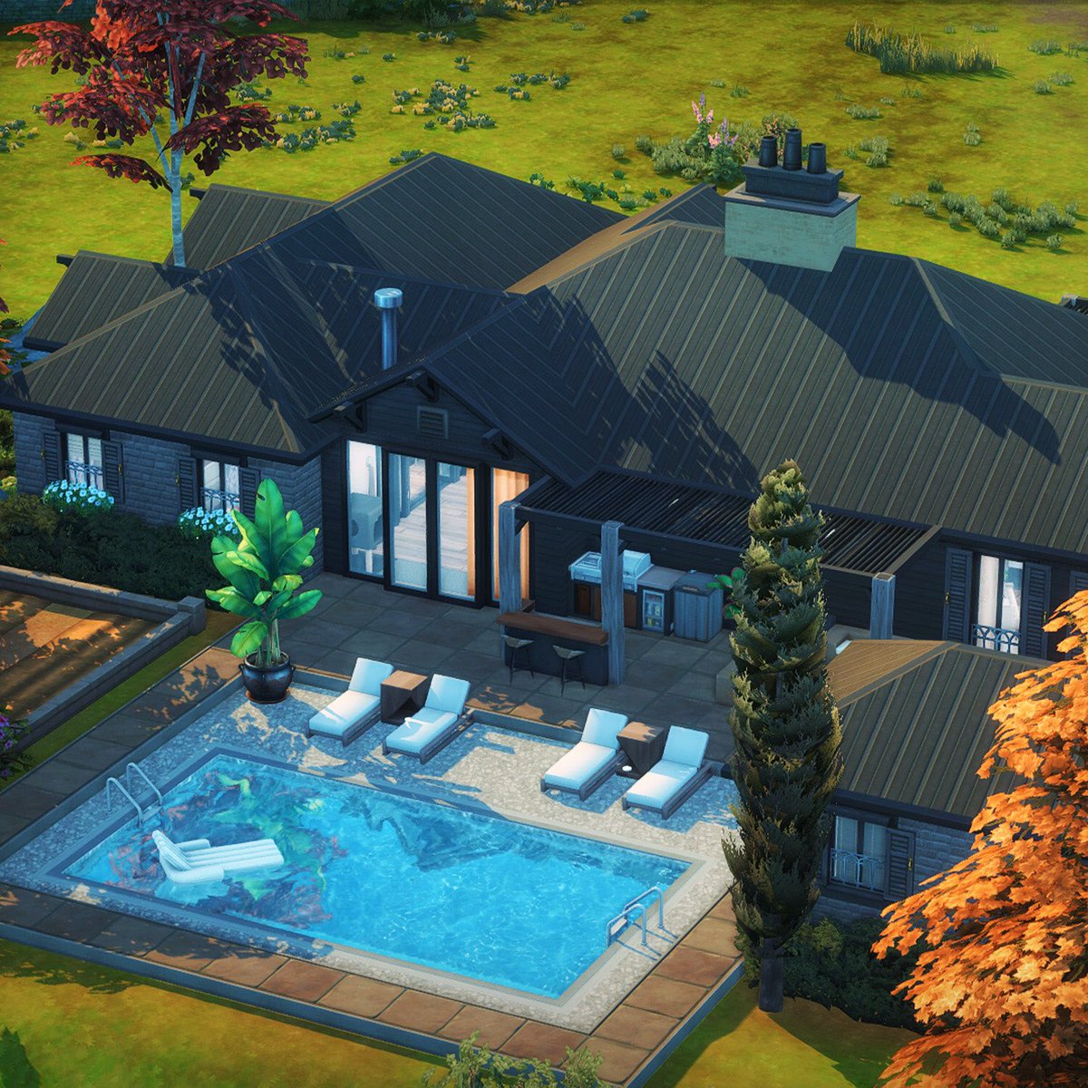 Simmarysims's tweet photo. 🌳Modern Ranch🌳
A generations ranch style family home in Henford-on-Bagley 😊
Speedbuild✨
https://t.co/mi2sdo9iYC
#TheSims4 #ShowUsYourBuilds #EA #Maxis #SimsCreatorsCommunity @SimsCreatorsCom @some_simlish @simsshare @simsfederation #SupMag #sfbuildshow @TheSims https://t.co/vSIcolPqib