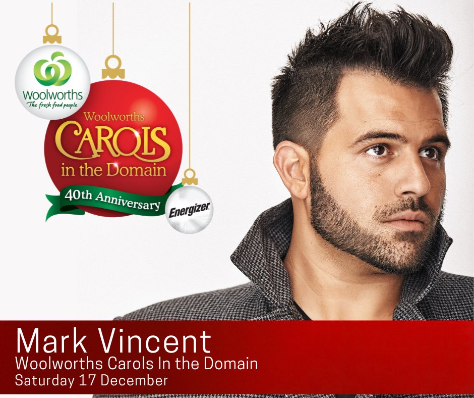 Woolworths Carols In the Domain (@carolsdomain) on Twitter photo First performing at #WoolworthsCarolsintheDomain as a 16-year-old, <a href="/TheMarkVincent/">Mark Vincent</a> has been a firm favourite and part of the Carols family. We are thrilled to have Mark back with us again at this year's 40th anniversary!
#markvincent #carolsinthedomain #carolsinthedomain2022 First performing at #WoolworthsCarolsintheDomain as a 16-year-old, <a href="/TheMarkVincent/">Mark Vincent</a> has been a firm favourite and part of the Carols family. We are thrilled to have Mark back with us again at this year's 40th anniversary!
#markvincent #carolsinthedomain #carolsinthedomain2022