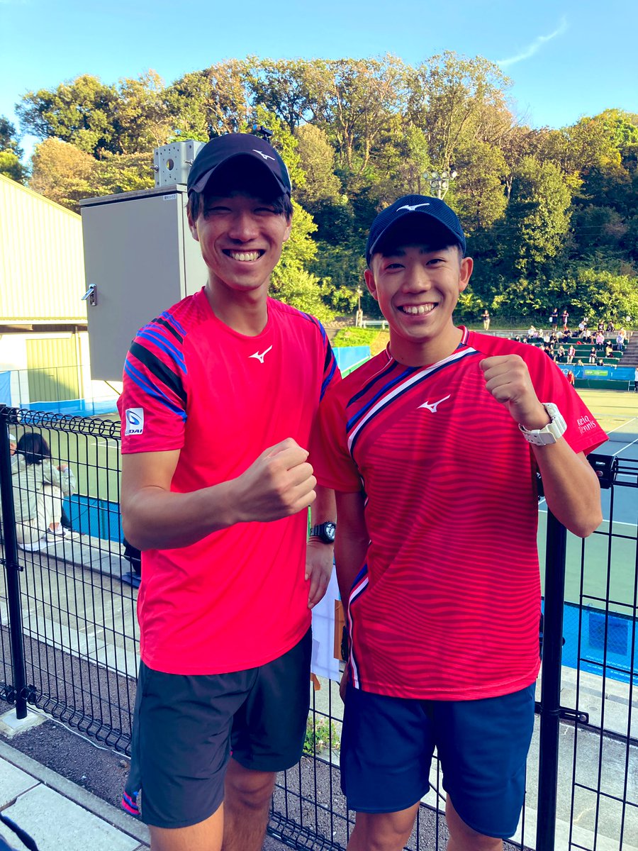 godai_tennis's tweet photo. 慶應チャレンジャー
今村選手🕺藤原選手とペアで
ベスト4入り‼️
試合中は笑顔もあり、シングルスよりものびのびと？プレーしていた印象^ ^
次もチャンスあるぞぉーー！
ふぁいと💪
@imamura_1123   #今村昌倫　#伸びしろしかない #プロテニスプレーヤー #GODAI
@Keio_Challenger https://t.co/KwsrR1sOZC