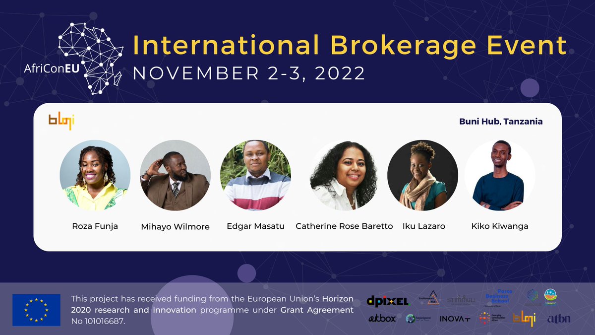 Welcome to the World Cafe, this is Day 2 of the #AfriconEU #Brokerage #AfricaEurope #EU_HaDEA #HaDEA #DIH #H2020 #EUAfrica #AfricaEurope #Tanzania #Innovation #Startup #Live #Free #Business #Networking @africoneu @costechTANZANIA