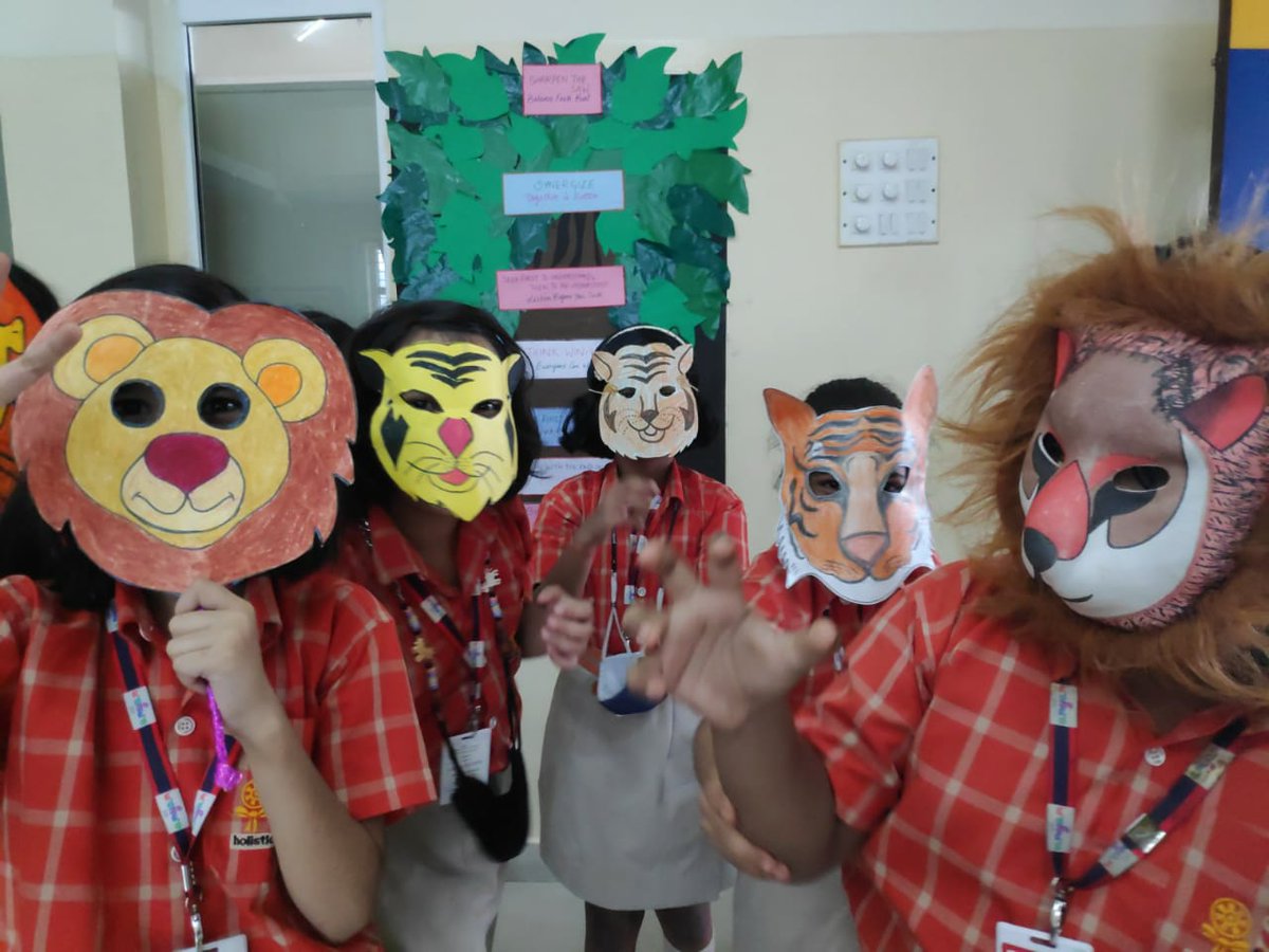 SAI_Edu_In's tweet photo. The Mask Club Members of Class-III came together and enacted a story based on moral values. They played the role of animals of the jungle and humans,
#Storiesofmoralvalues
#Actofintelligence https://t.co/Hf1Mv9DmzB