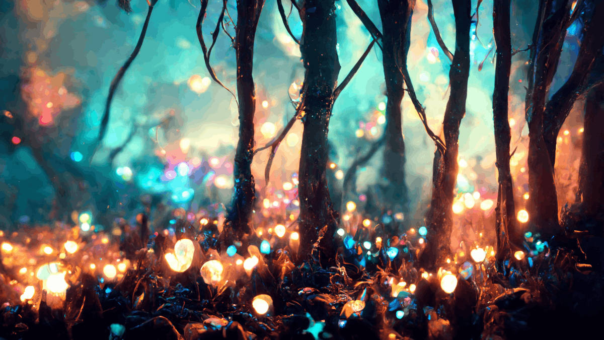 ArtisticPm's tweet photo. Colorful fairy lights in an enchanted forest
#Colorfulfairies #crystals #rockcrystal #mysticalfairyland #fairyland #roots #tendrils #trees #midjourney #mysticalforest #mysticalbeings #FairyTale #fairy #fairylights #midjourney #midjourneyai #midjourneyart #midjourneycommunity https://t.co/C2sLictIBp