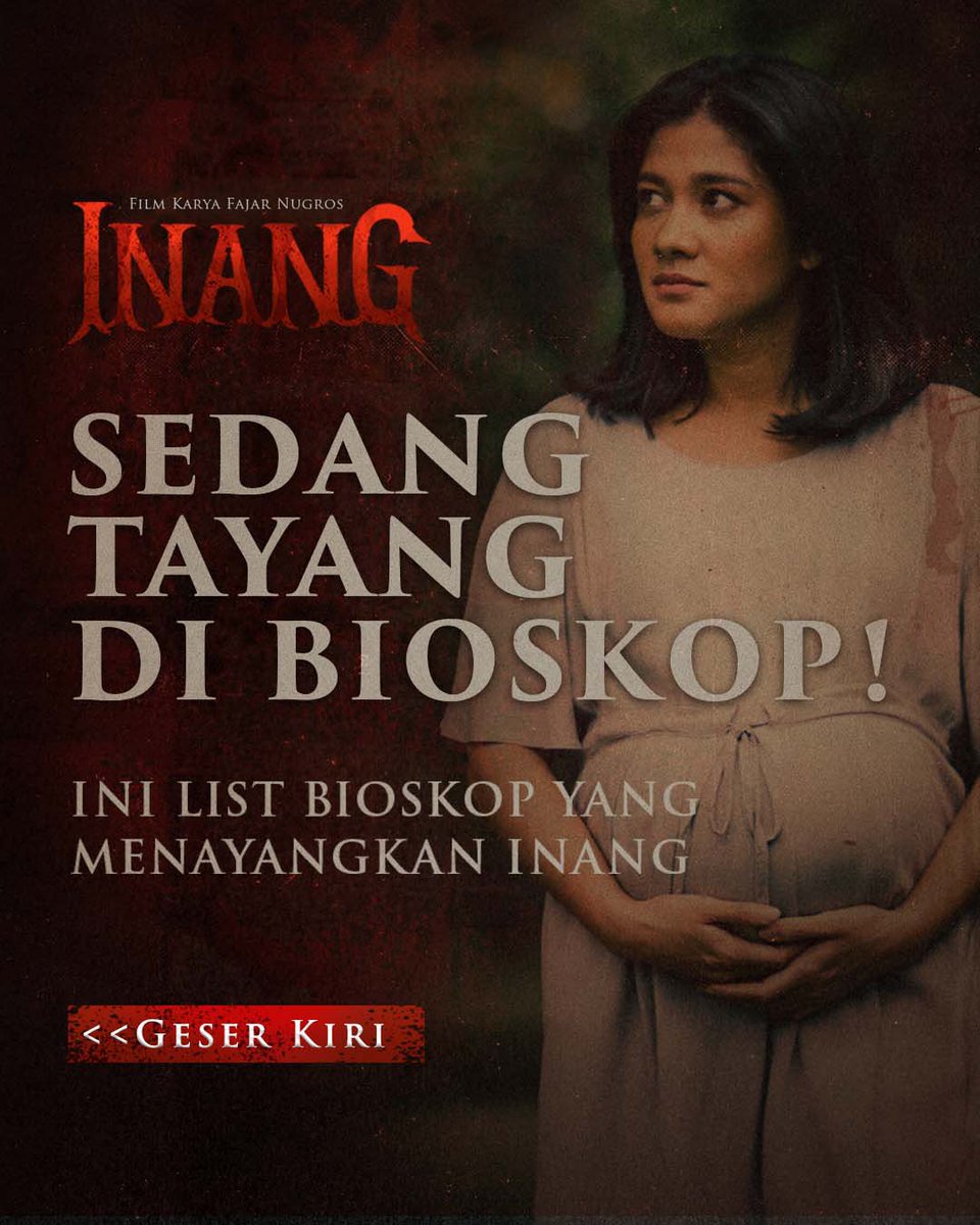 filminang's tweet photo. Jangan lewatin kesempatan nonton Film Inang di layar lebar! Lebih asyik lebih berdebar!

Segera beli tiketnya di bioskop ini ya teman-teman!
Pake promo Buy 1 Get 1 Free sekarang!

#Inang https://t.co/mIBrWtvW5i
