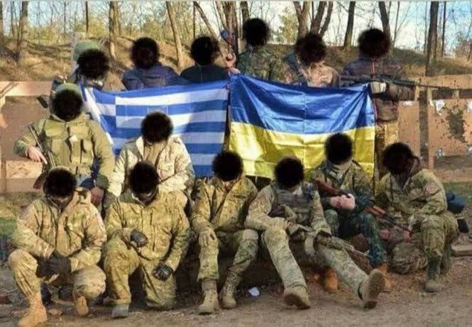 Volunteers from #Greece in ranks of 🇺🇦 #Ukraine army