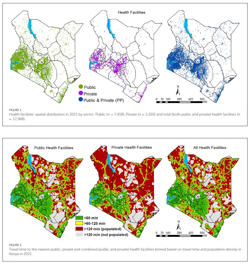 Pete Macharia (@pete_m_m) on Twitter photo #Geographic access to public & private health facilities in #Kenya in 2021: An updated list & #spatial analysis
Our new paper in <a href="/FrontPubHealth/">Frontiers - Public Health</a> led by <a href="/moturi_angie/">Turi</a>
Updated coordinates, HFs & access metrics
Public & private
Overlaid with disease burden
frontiersin.org/articles/10.33… #Geographic access to public & private health facilities in #Kenya in 2021: An updated list & #spatial analysis
Our new paper in <a href="/FrontPubHealth/">Frontiers - Public Health</a> led by <a href="/moturi_angie/">Turi</a>
Updated coordinates, HFs & access metrics
Public & private
Overlaid with disease burden
frontiersin.org/articles/10.33…