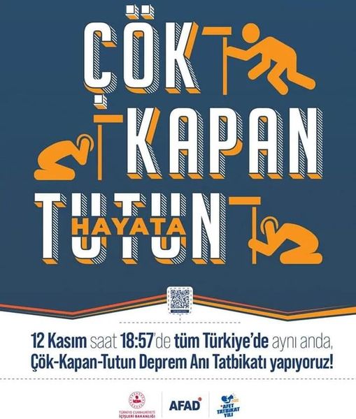 ElektroAntronik's tweet photo. 📍 Tüm Türkiye
🗓️ 12 Kasım 2022
🕖 18.57
Ülkemizde ilk kez, tüm vatandaşlarımızın katılımıyla aynı gün, aynı saatte;
𝗖̧𝗢̈𝗞 - 𝗞𝗔𝗣𝗔𝗡 - 𝗧𝗨𝗧𝗨𝗡
𝗗𝗘𝗣𝗥𝗘𝗠 𝗔𝗡𝗜 𝗧𝗔𝗧𝗕𝗜̇𝗞𝗔𝗧𝗜
yapıyoruz!
Hep birlikte;
Afetlere Hazır Türkiye! 🇹🇷 https://t.co/Xqx089ugr8