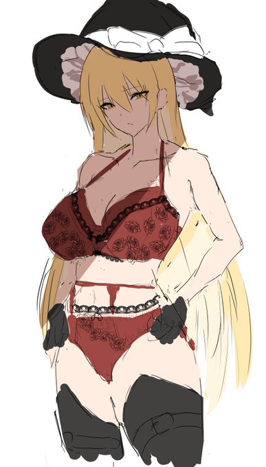 ちょっと描きなおした魔理沙wip 