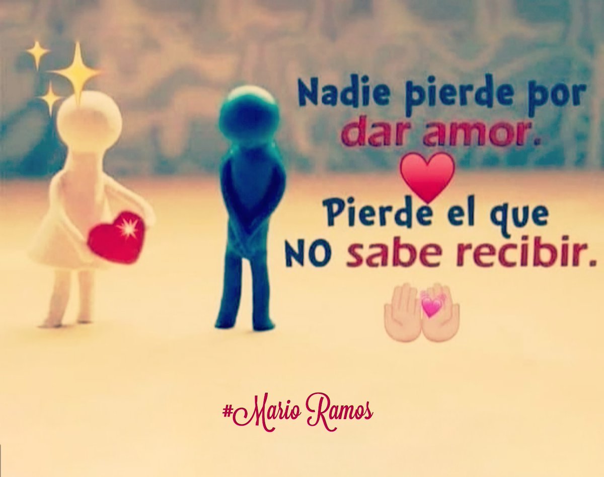 Mario_Ramos27's tweet photo. Por qué el que da amor 😍 a manos llenas jamás pierde???

#ExcelentementeExcelente!!! 
#ConfianzaRespetoCompartir
#WinnersTeam #EstilodeVida
#SaludRiquezaFelicidad
#ElPoderEstaEnCreer
#LocuraPasionDeseo
#DineroAmorSalud
#MarioRamos 👑 https://t.co/33KR975VK5