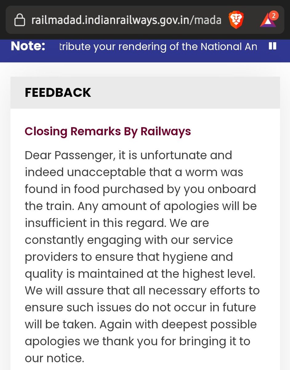 binnyjohnk's tweet photo. @RailwaySeva So now I get a message that the complaint is closed without taking any action. I'm proceeding to place a complaint to the consumer forum as this should not happen to any passenger. @GMSRailway @IRCTCofficial @RailwaySeva @AshwiniVaishnaw @TVC138 @RailMinIndia @RailMinIndia https://t.co/MvX4VgVeqm