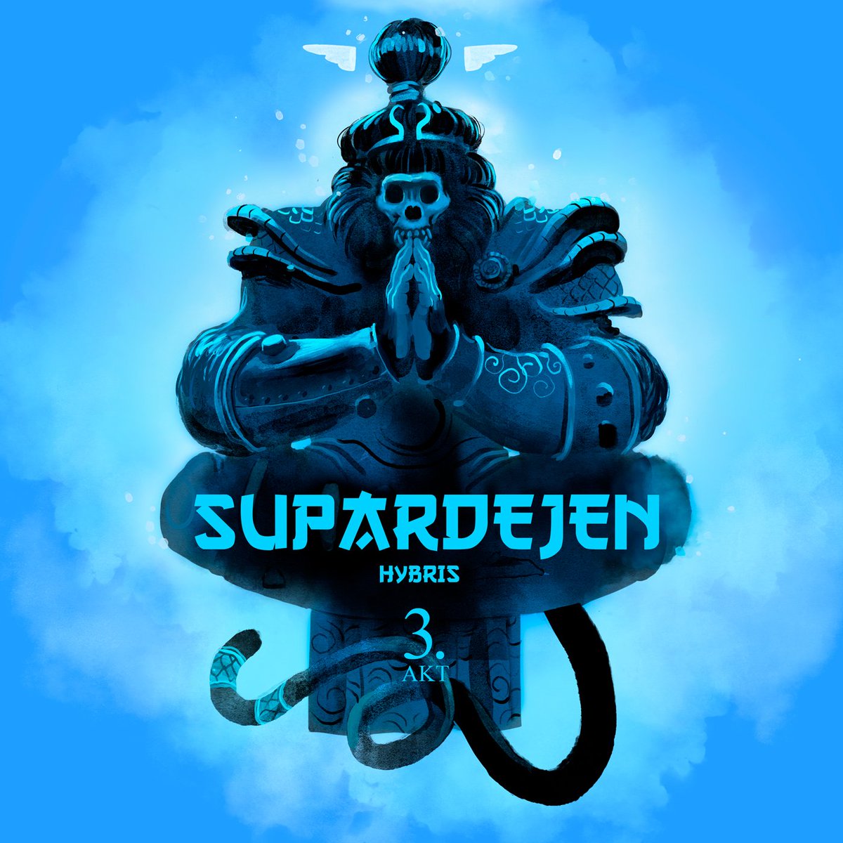 TueVolder's tweet photo. Jeg har lige lavet coveret til Supardejens kommende plade "Hybris 3.akt" -en trilogi, hvor mine covers illustrerer forløbet fra liv til død til bad-ass genopstandelse.
#danskrap #albumcoverart #danskhiphop https://t.co/usLVSud7hw