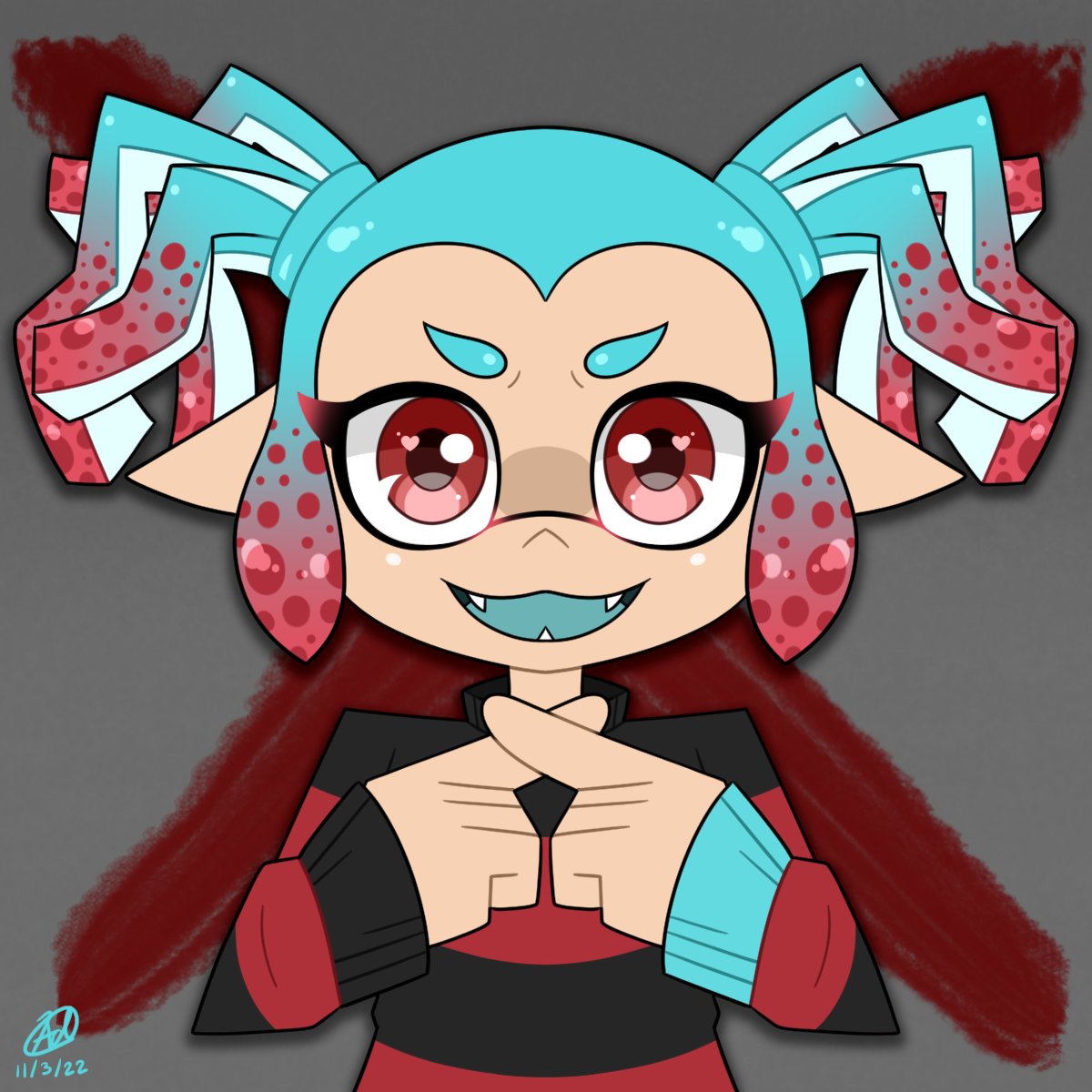 MCPearly1's tweet photo. 2am art of Red Sole!!

❤️💙❤️💙

[ Splatoon | #Splatoon3 #coroika ] https://t.co/t0GTnOyCyX