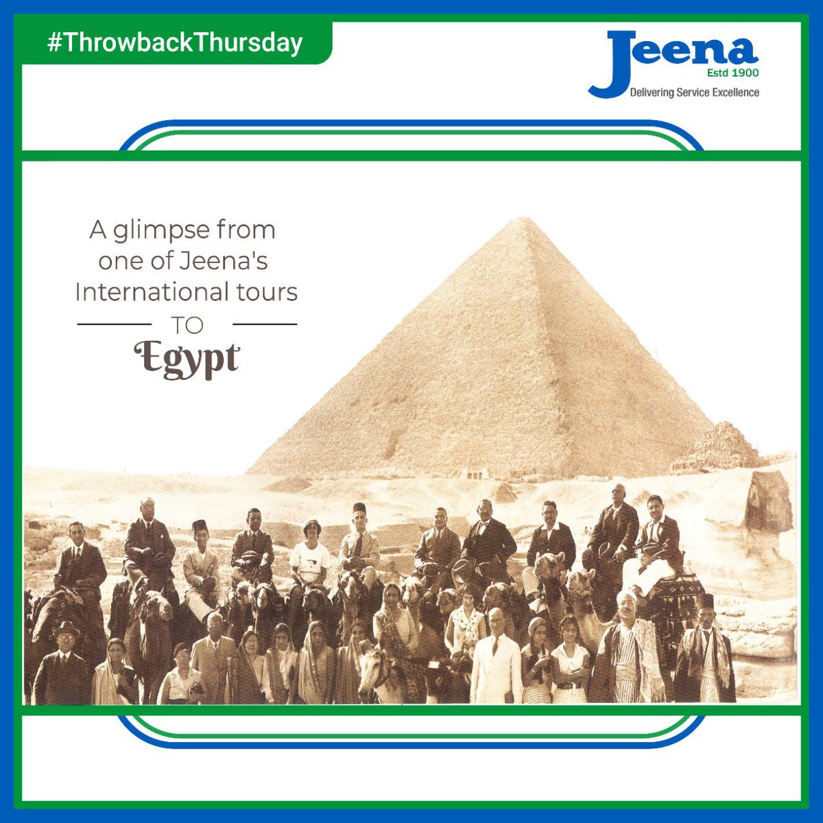 A glimpse from one of Jeena's International tours to Egypt
#ThrowbackThursday #logistics #travel