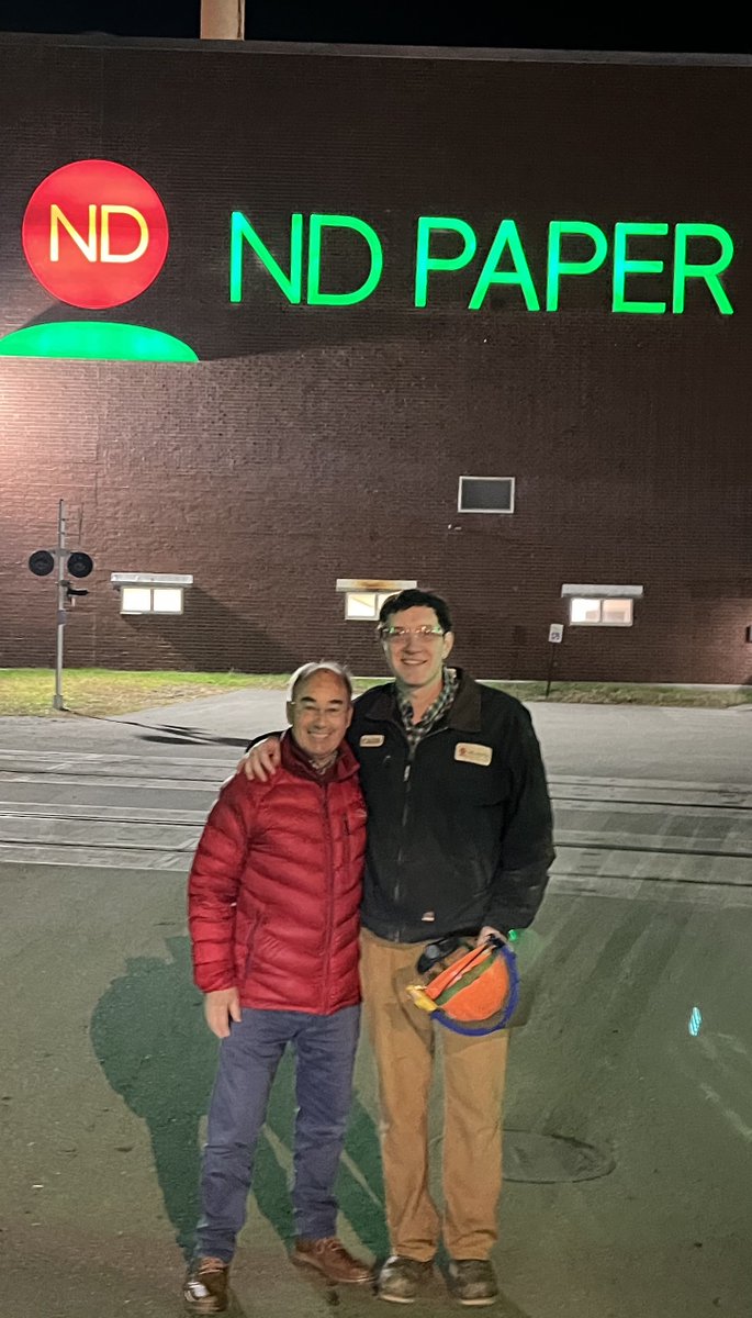 After talking with the workers at ND Paper in Old Town, I stopped in at Chase's Family Restaurant in Bangor. You can't go wrong with a fresh omelet with bacon. Great small business. Folks are ready to make a change. #mepolitics #ME02