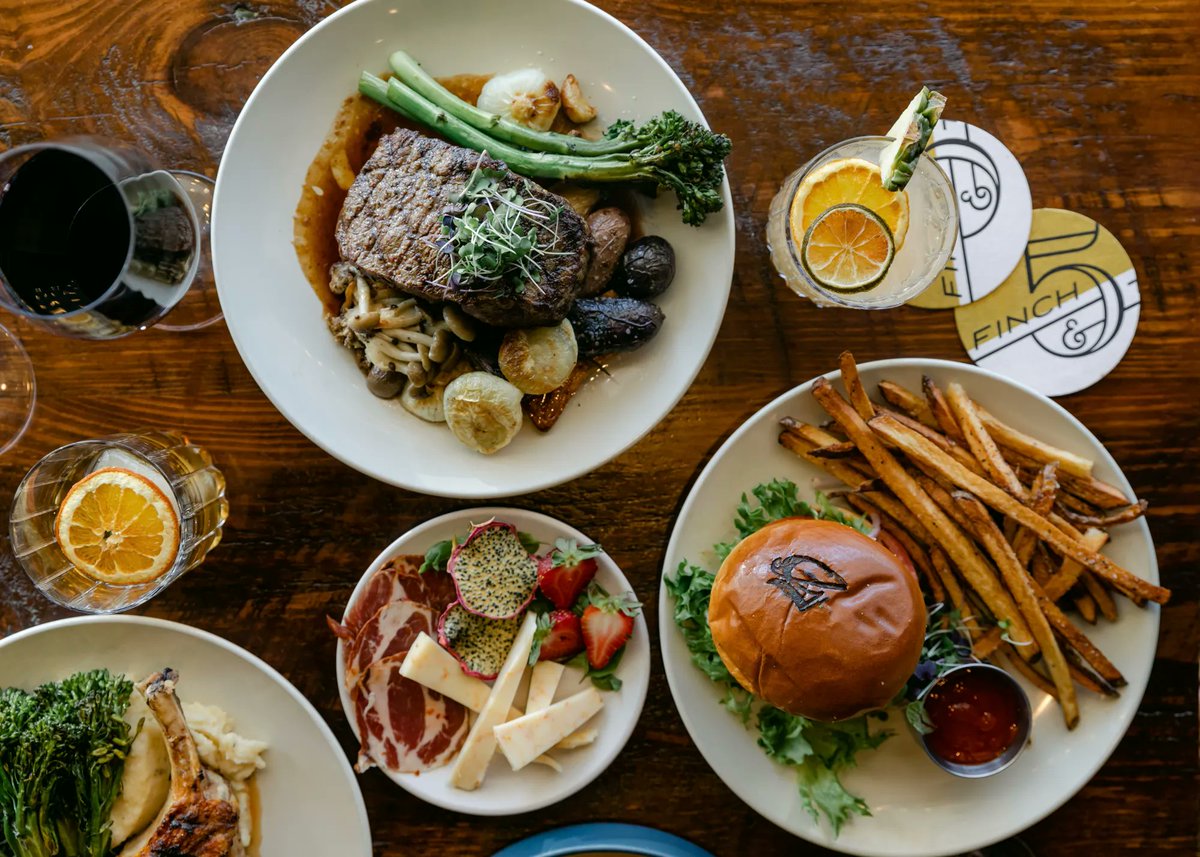 But a few of our shining stars from the Fall menu. #finchandfifth 

Place reservations via <a href="/resy/">Resy</a> 

—
#dinner #entree #steak #pork #wine #cocktails #surreycenter #augustaga #loveaugusta #eatlocal