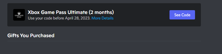 adriaencrywolf's tweet photo. 2 month free xbox game pass! tis' the month of giving and being thankful. #freediscordcode #freecode #discord #discordcode #xboxcode #xboxgamepass #gamepass https://t.co/Wb0aqKvdvr