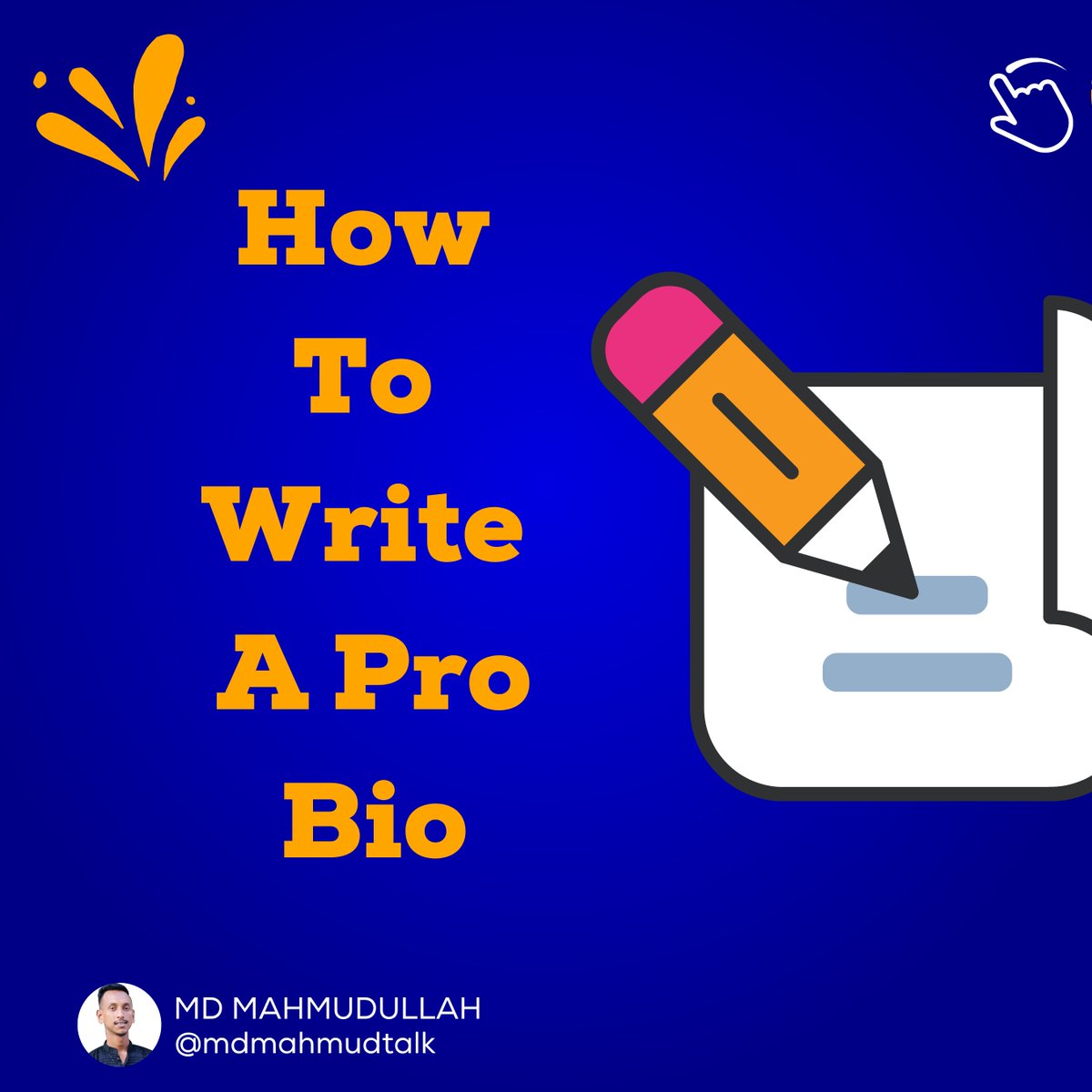 👉 𝐇𝐨𝐰 𝐓𝐨 𝐖𝐫𝐢𝐭𝐞 𝐀 𝐏𝐫𝐨 𝐁𝐢𝐨.

Check This Post ON Instagram👇
instagram.com/p/CkOeVtJLoOs/

#bio #digitalmarket #mdmahmudtalk #HERLOSS