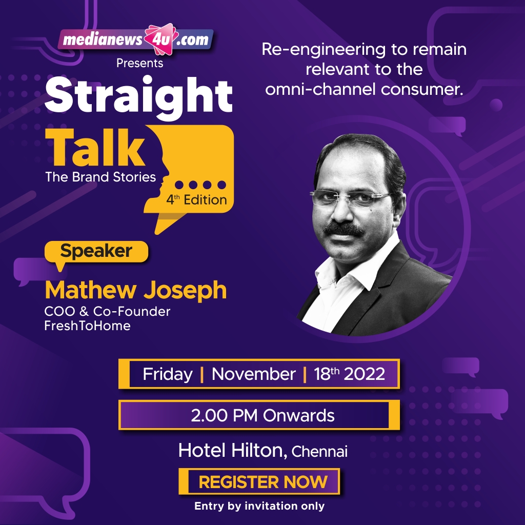 medianews4u.com (@medianews4u) on Twitter photo #StraightTalk2022 - Meet the Speaker: Mathew Joseph, COO & Co-founder, <a href="/myfreshtohome/">FreshToHome</a>.
Register now: bit.ly/3SKBOA8
#StraightTalk #MathewJoseph #FreshToHome #Marketing #Omnichannel #Consumer #brands
<a href="/Umanathv/">Umanath MediaNews4U</a> <a href="/vijaymedianews/">Vijay Vishwanath (VV)</a> <a href="/thenemoh/">Neethu Vijay Karthik</a> <a href="/Smitha_Coolbird/">Smitha</a> #StraightTalk2022 - Meet the Speaker: Mathew Joseph, COO & Co-founder, <a href="/myfreshtohome/">FreshToHome</a>.
Register now: bit.ly/3SKBOA8
#StraightTalk #MathewJoseph #FreshToHome #Marketing #Omnichannel #Consumer #brands
<a href="/Umanathv/">Umanath MediaNews4U</a> <a href="/vijaymedianews/">Vijay Vishwanath (VV)</a> <a href="/thenemoh/">Neethu Vijay Karthik</a> <a href="/Smitha_Coolbird/">Smitha</a>