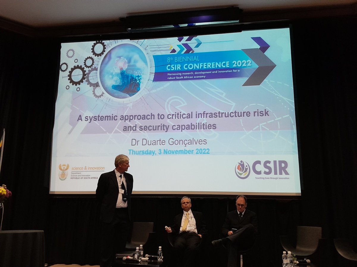 Africa1Stop's tweet photo. Securing critical infrastructure is key for sustainable economic output. Surveillance is a key component to providing adiquate security #CSIRConf2022 https://t.co/V3dfPqAZD6