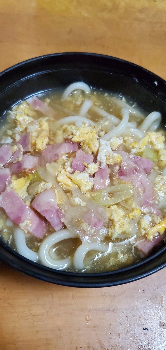 ni_ditan's tweet photo. 失敗……残り物でとろみうどん卵入れるタイミング完全に間違えた
不味そう…… https://t.co/mPx5Vskb6r