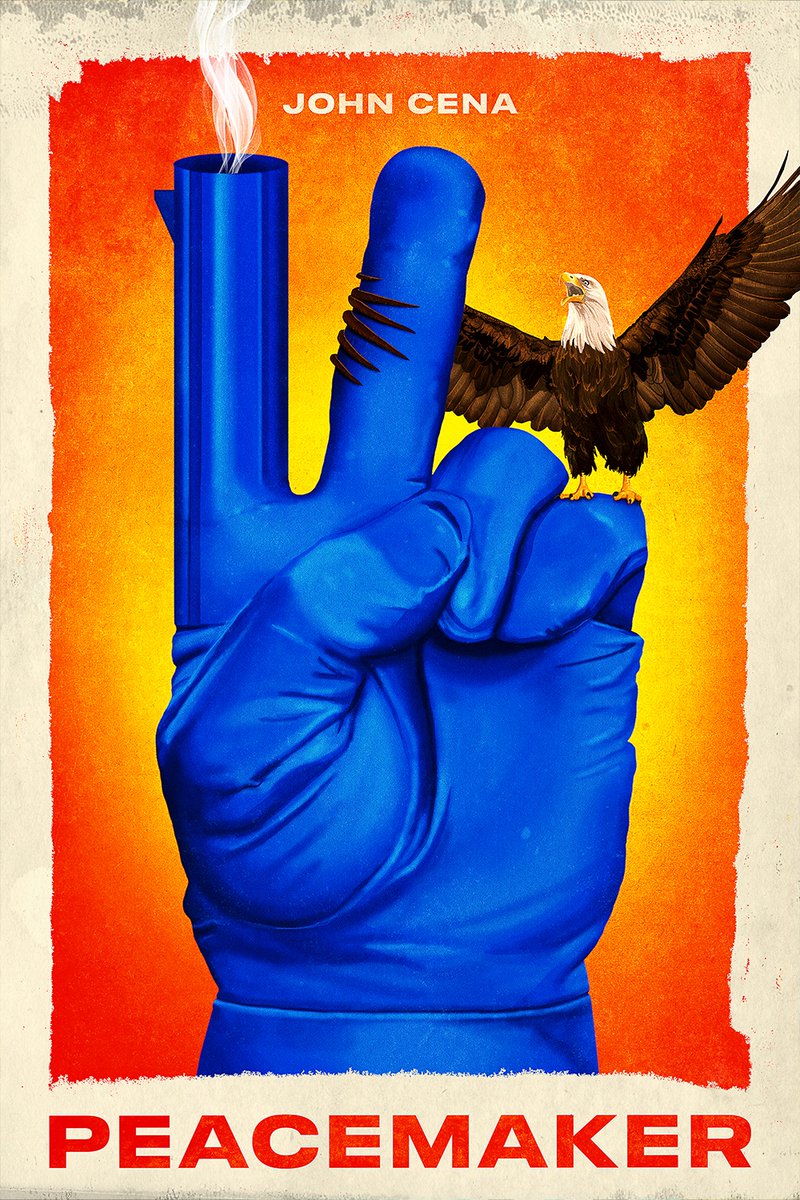 Peacemaker poster by @myevilgoatee @JamesGunn @JohnCena #Peacemaker