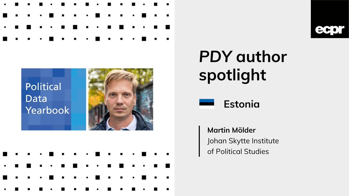 pdyearbook's tweet photo. 🇪🇪 contributor @martinmolder is a #ComparativePolitics researcher at @skytteUT 

Outside PDY, he regularly comments on Estonian #partypolitics in the media &amp; has a show about #partysupport polls in @postimees 🗞️

Read his latest #PoliticalData report 👉 https://t.co/WrOIq1GwRl https://t.co/k3aswrvfps