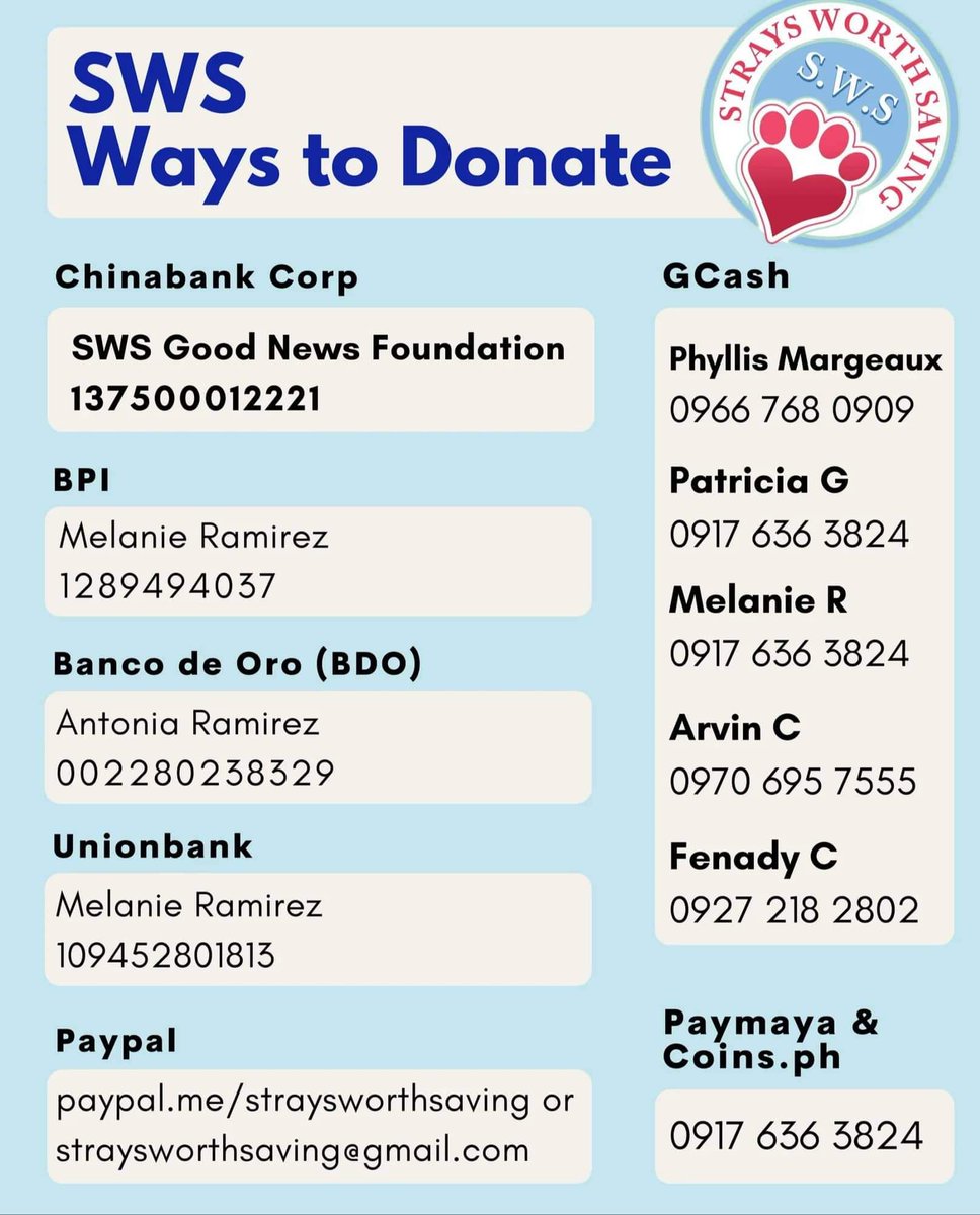 fureverwithKWS's tweet photo. If you wish to donate directly to our chosen organizations please see details below: https://t.co/nYDIGX8I1R