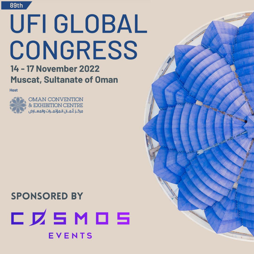 CosmosEventsme's tweet photo. Cosmos Events is delighted to announce that it will be attending and sponsoring the 89th UFI Global Congress where the CEO, Roni El Haddad, will have the pleasure of meeting current and potential partners throughout the event.
#uficongress #cosmosevents #exhibitions #forums https://t.co/kyDCYEesN3