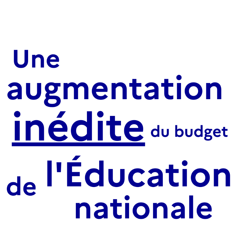 PapNdiaye's tweet photo. Le budget 2023 permettra au ministère de remplir ses objectifs en matière d’attractivité du métier de professeur et d’ambition pour les élèves. 6,5% de hausse par rapport à 2022 : c’est inédit.