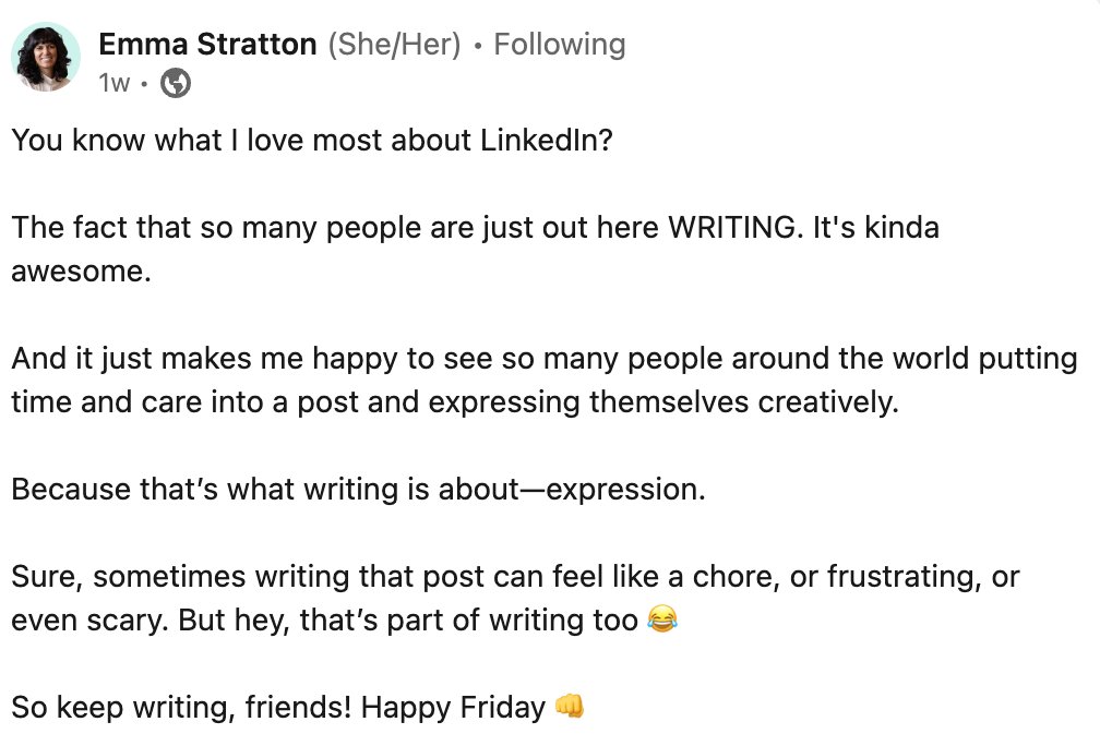 When you write, you share.

When you share, you learn. 

When you learn, you grow.