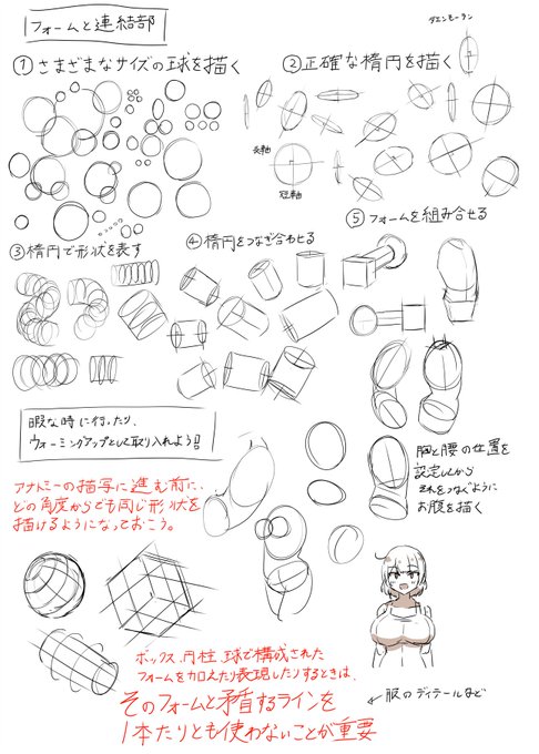 練習43日目
マイケル・ハンプトンの人体の描き方の模写 