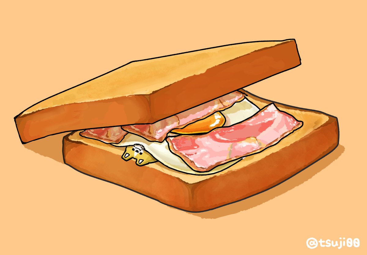 「#サンドウィッチの日 #サンドイッチの日 」|つじもと🐶A-235デザフェス両日のイラスト