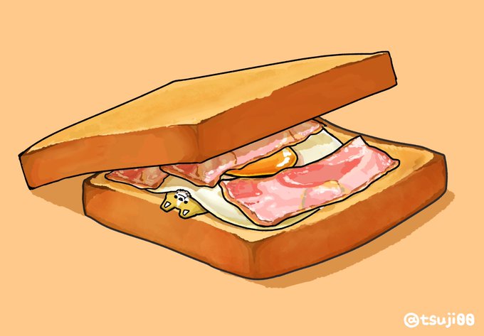 「サンドイッチの日」のTwitter画像/イラスト(新着))