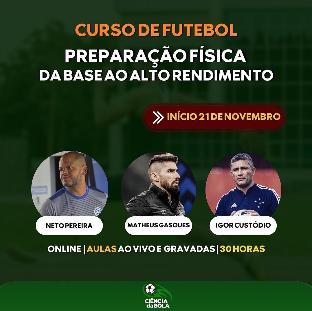 Mais um evento de palestras que tenho a honra de compartilhar com profissionais excelentes da área e abordar conteúdo que seja mais prática no dia a dia no meio do alto rendimento do futebol profissional!!! 
#football #complexity #soccer #soccertraining #conditioning
