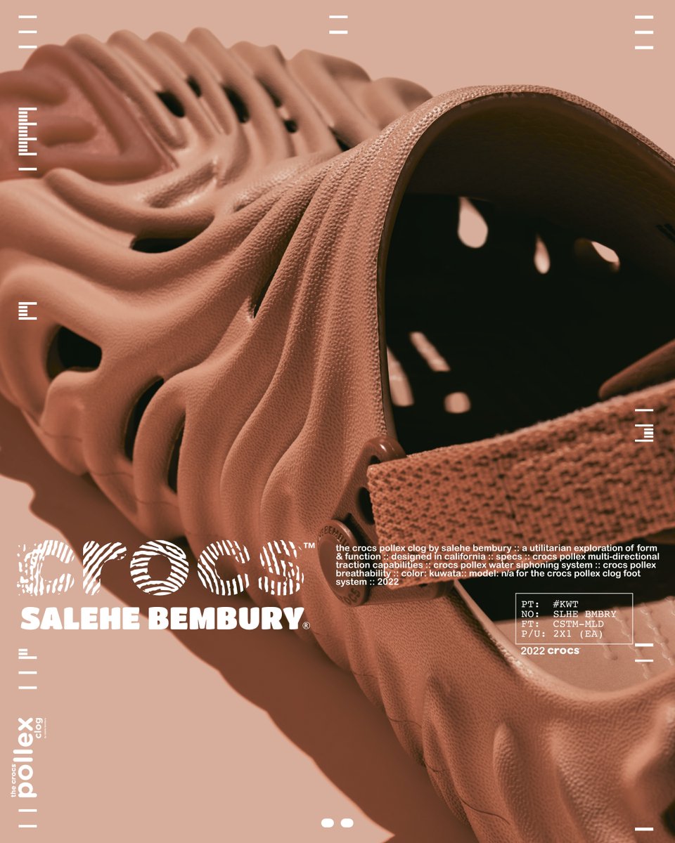 Footpatrol_ldn's tweet photo. Remaining sizes of the Salehe Bembury x Crocs Pollex Clog 'Kuwata' are now available to shop over on the Footpatrol Launches App!
Download the App here: https://t.co/n8dSQrBMib
#Footpatrol #TEAMFP #Crocs #CrocsClog #SaleheBembury https://t.co/4DMV9uVCxz
