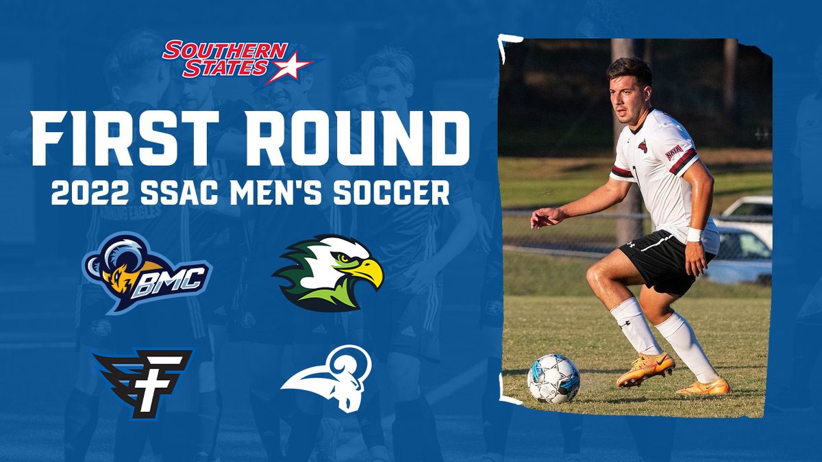 The first round of the 2022 SSAC Men's Soccer Championship takes place today at campus sites. Details &amp; Live Coverage: bit.ly/3U35Gcg