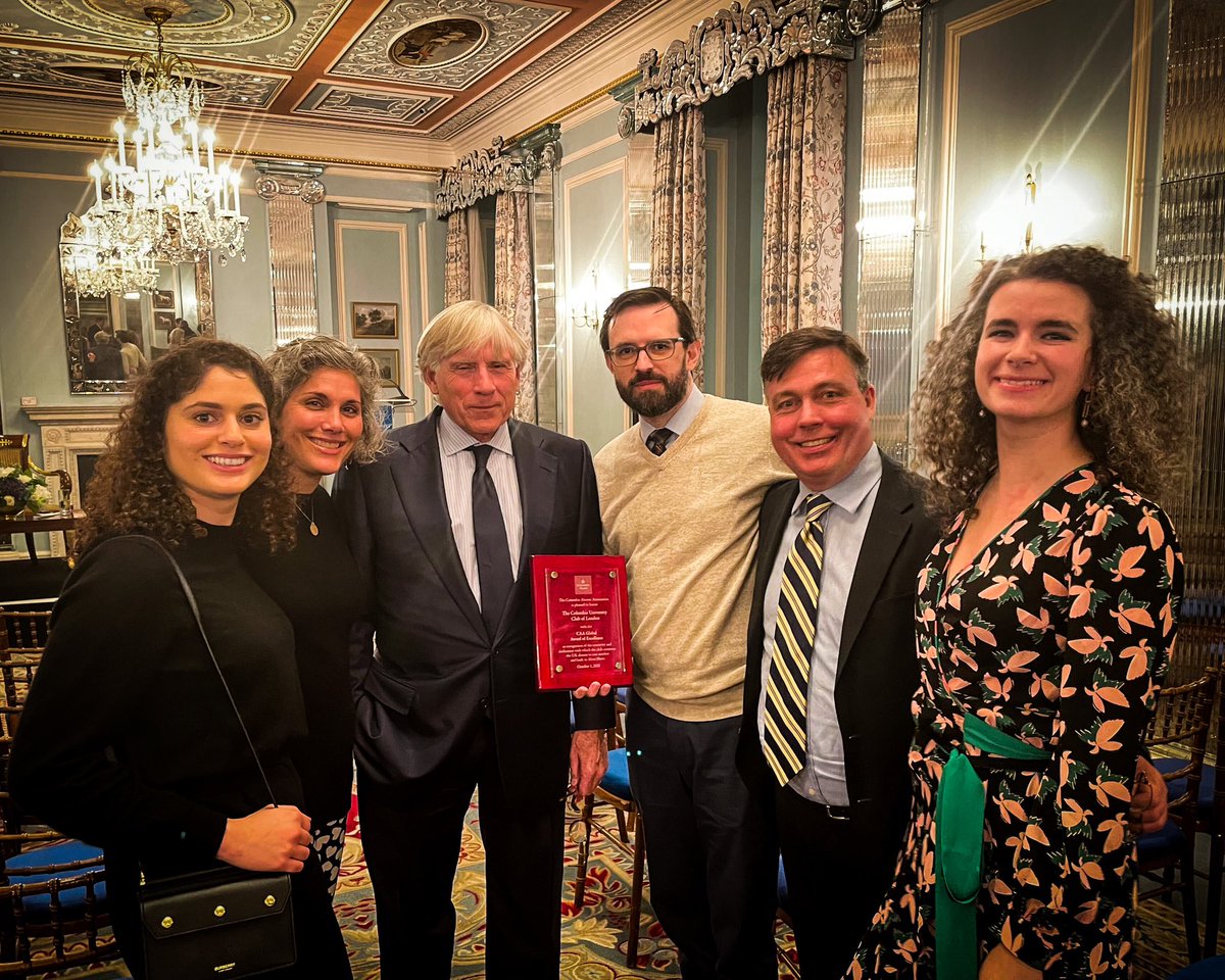 sjelms's tweet photo. An insightful and stimulating conversation on “The Future of Democracy” with @Columbia University President Lee C. Bollinger and @columbiajourn Dean @jelani9 It is a great pleasure to serve the @ColumbiaAlumniA community with @ColumbiaClubLon and it’s amazing board members. https://t.co/TXPdersGSb
